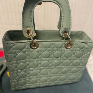 Fashion lady Bag PU leather, olive green color, New with dust bag, Sling